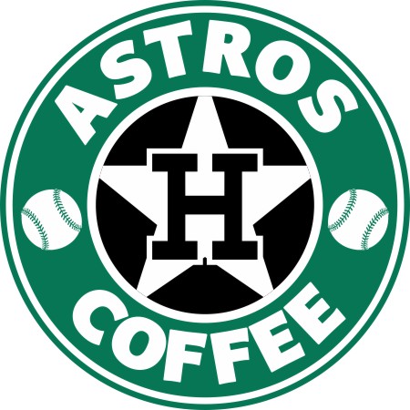 Houston Astros Starbucks Coffee Logo vinyl decal